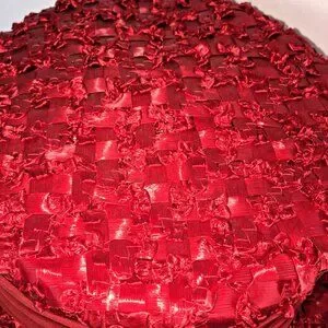 Vintage | Accessories | Vintage Red Woven Hat Brim Usa  display picture 2
